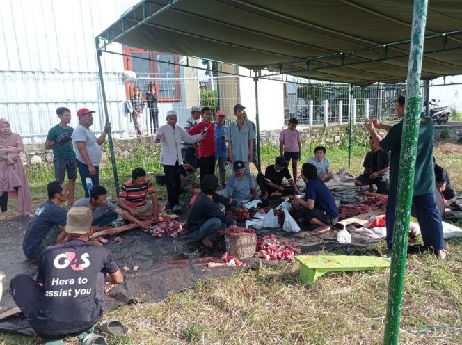 
 BAGIAN PEKURBAN DARI DAGING HEWAN KURBANNYA